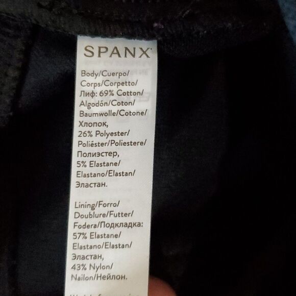 SPANX Jean-ish Ankle Leggings in Twilight Rinse Dark Wash Size S - Picture 12 of 16